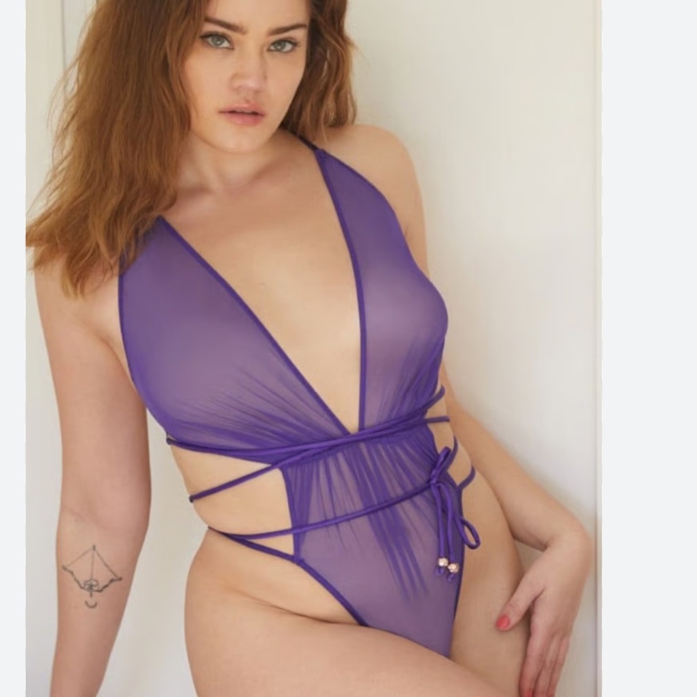 Savage X Fenty Purple Bodysuit Size 3X
